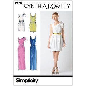 Simplicity Sewing Pattern 2178 Misses Dress Size 6